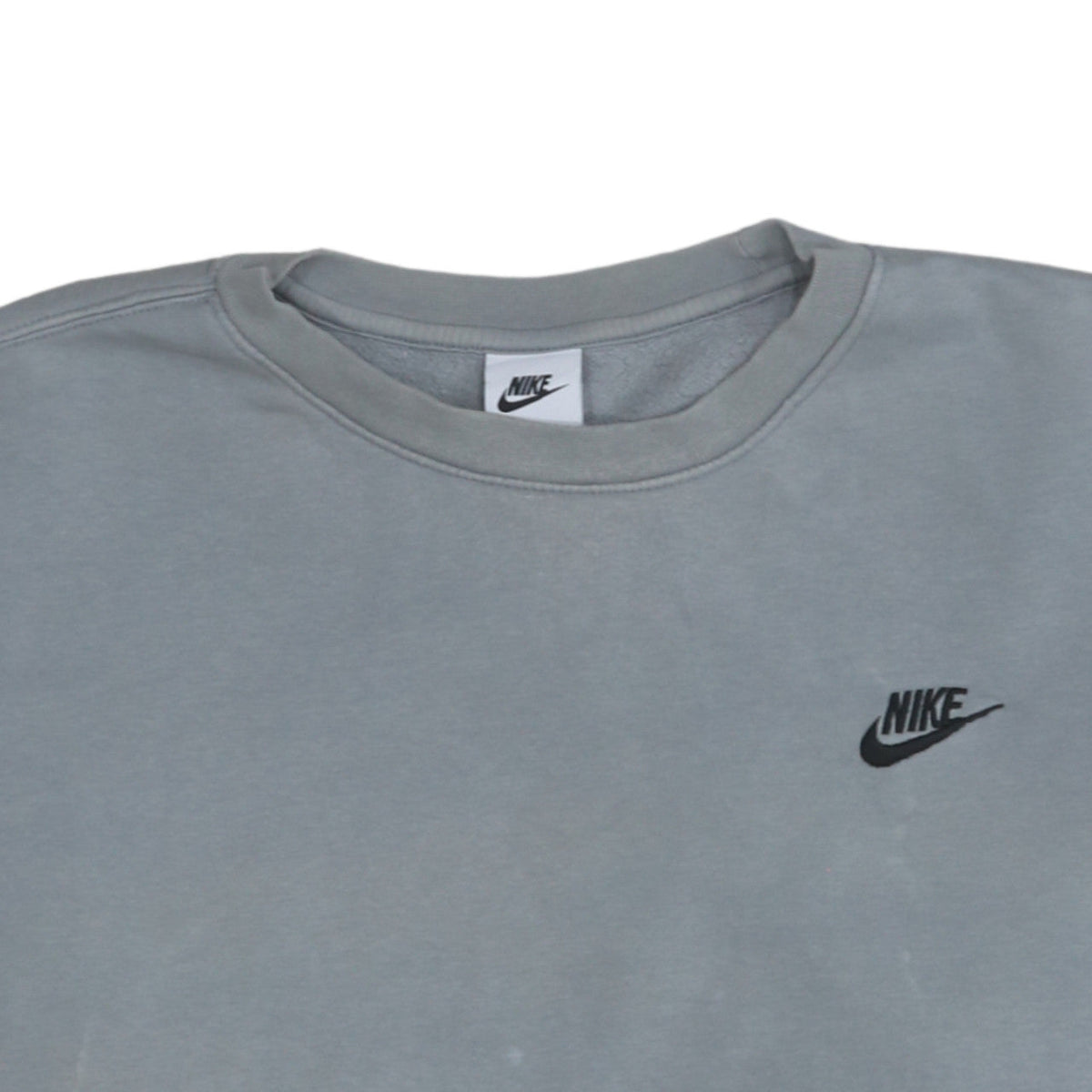 Mens UK Size L Nike Grey Pullover Sweatshirt