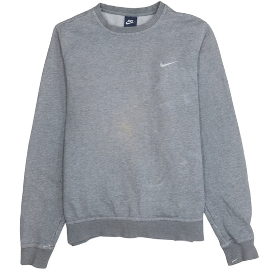 Mens UK Size L Nike Grey Pullover Sweatshirt