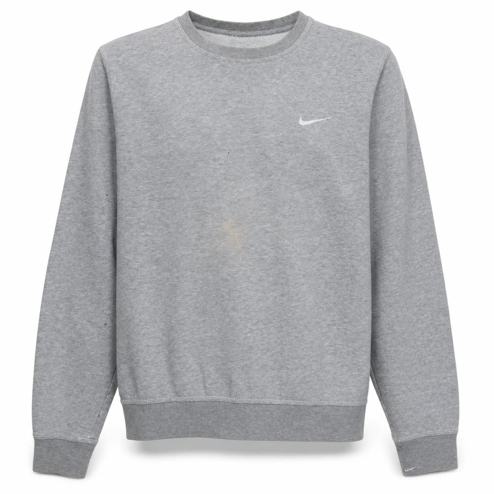 Mens UK Size L Nike Grey Pullover Sweatshirt
