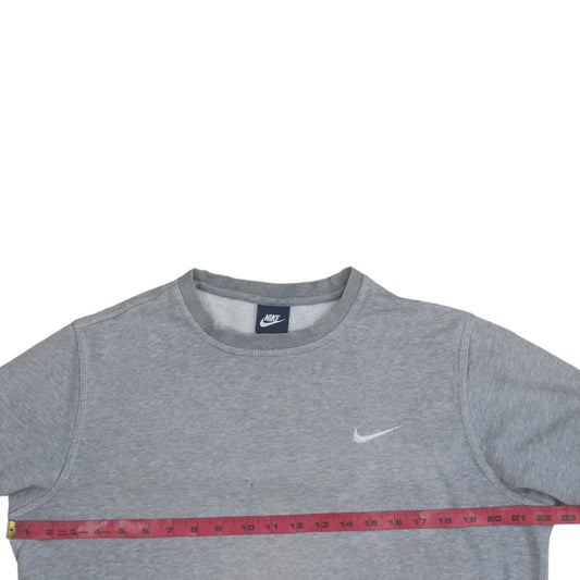 Mens UK Size L Nike Grey Pullover Sweatshirt