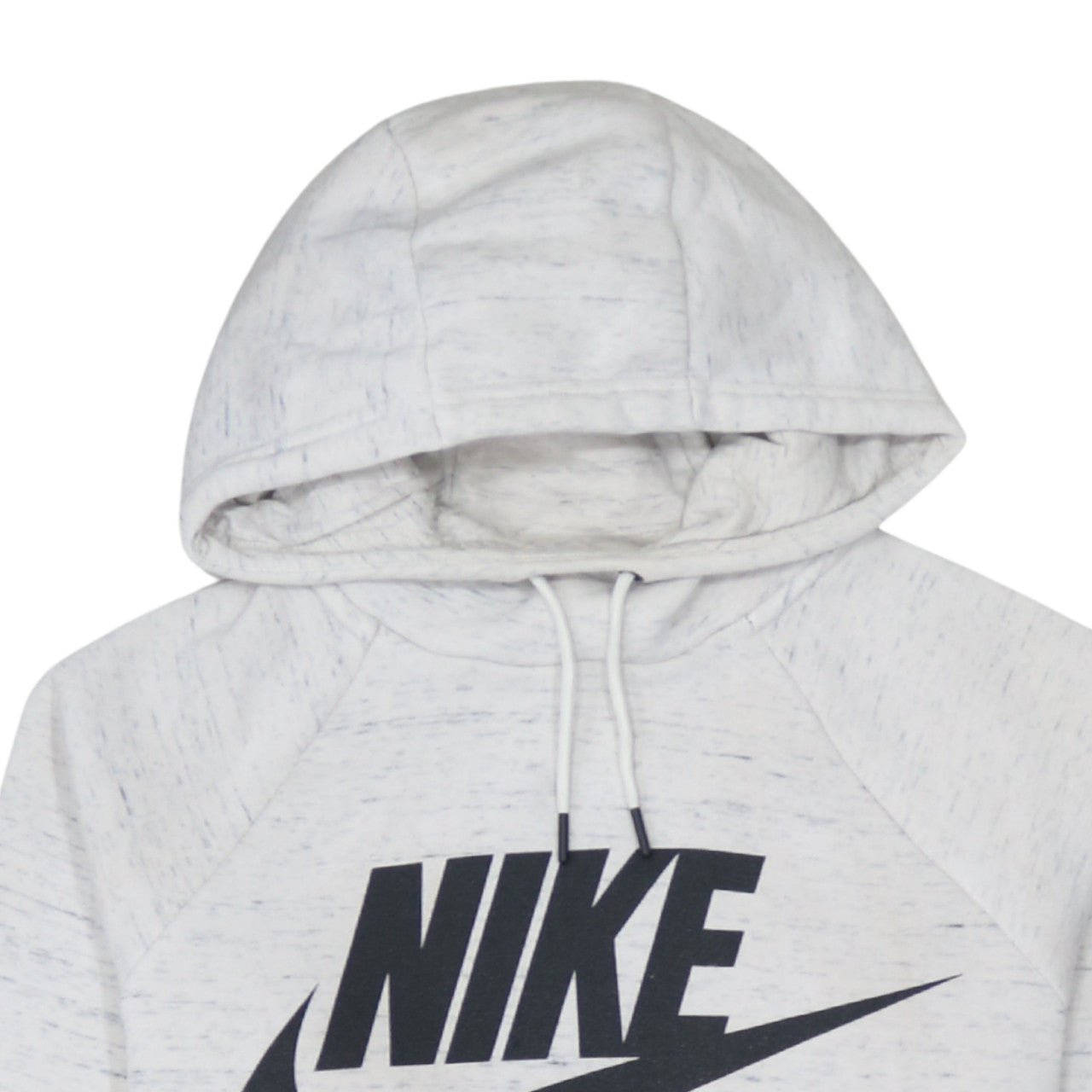 Womens UK Size XS Nike White Pullover Hoodie