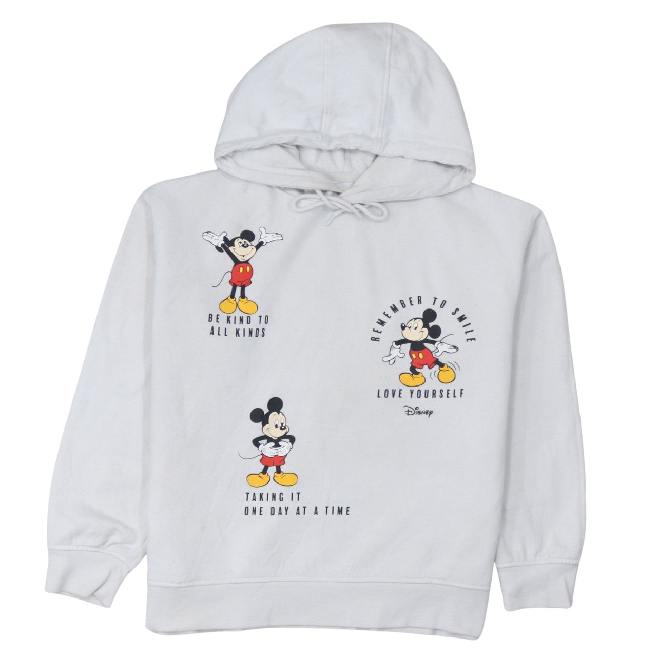 Womens UK Size M Disney White Pullover Hoodie