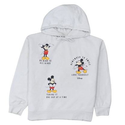 Womens UK Size M Disney White Pullover Hoodie