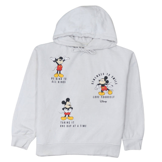 Womens UK Size M Disney White Pullover Hoodie