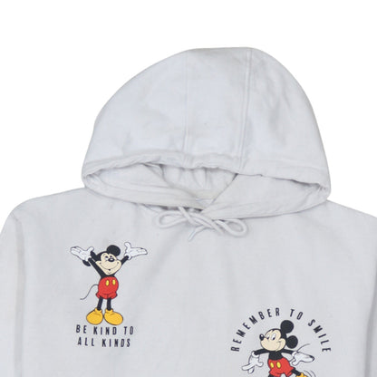 Womens UK Size M Disney White Pullover Hoodie