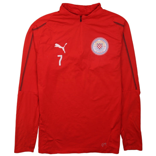 Mens UK Size S PUMA Red Pullover Sweatshirt