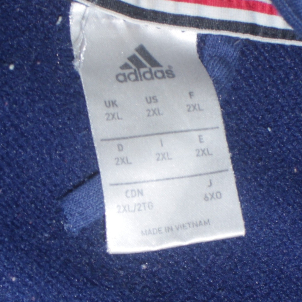 Mens UK Size 2XL adidas Blue Football Gym & Training Running & Jogging Jacket
