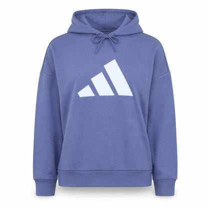 Womens UK Size L adidas Blue Pullover Hoodie