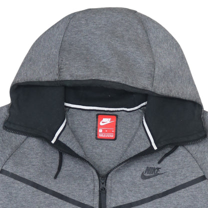 Mens UK Size S Nike Grey Full Zip Hoodie