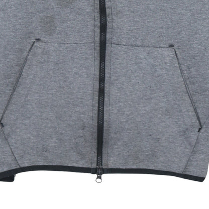 Mens UK Size S Nike Grey Full Zip Hoodie