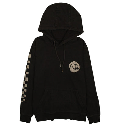 Mens UK Size S Quiksilver Black Pullover Hoodie