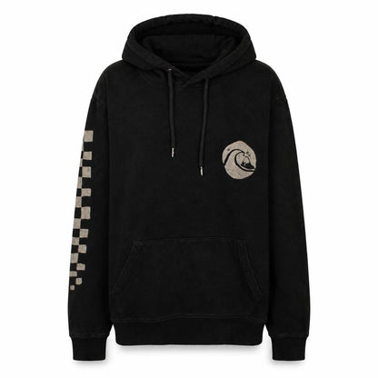 Mens UK Size S Quiksilver Black Pullover Hoodie