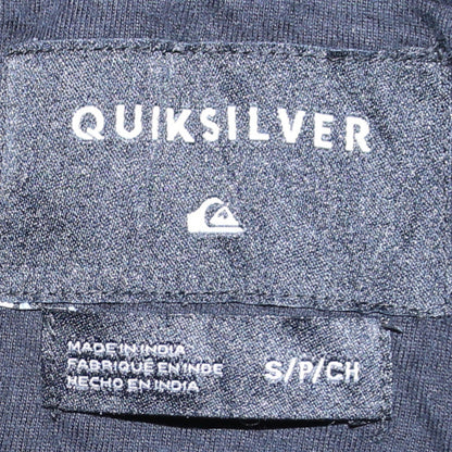 Mens UK Size S Quiksilver Black Pullover Hoodie