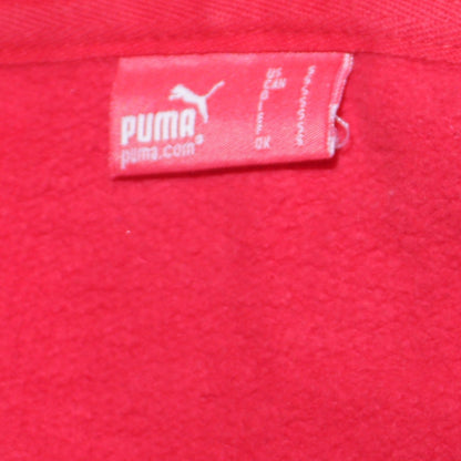 Mens UK Size L PUMA Red Full Zip Hoodie
