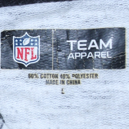 Womens UK Size L NFL Team Apparel Grey Full Zip Hoodie