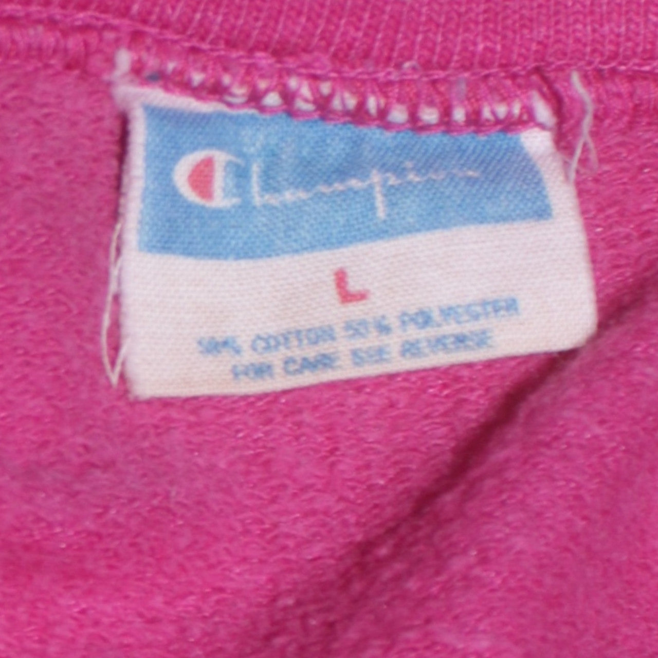 Womens UK Size L Champion Pink Pullover Sweatshirt