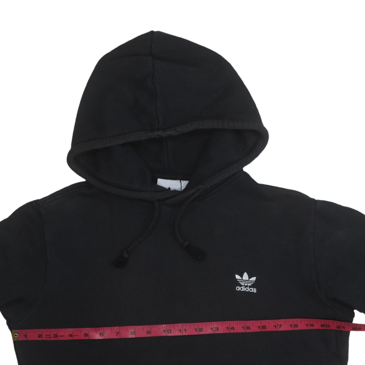 Mens UK Size M adidas Black Pullover Hoodie