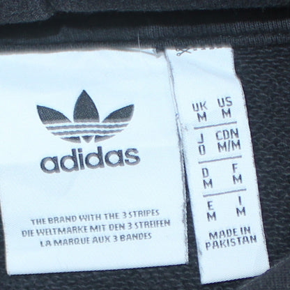 Mens UK Size M adidas Black Pullover Hoodie