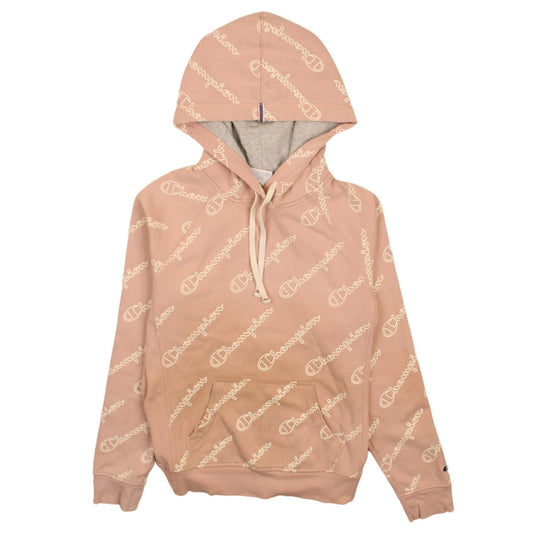 Womens UK Size S Champion Beige Pullover Hoodie