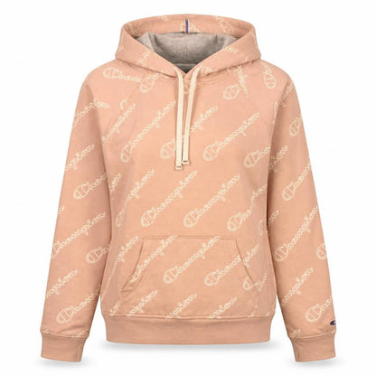 Womens UK Size S Champion Beige Pullover Hoodie