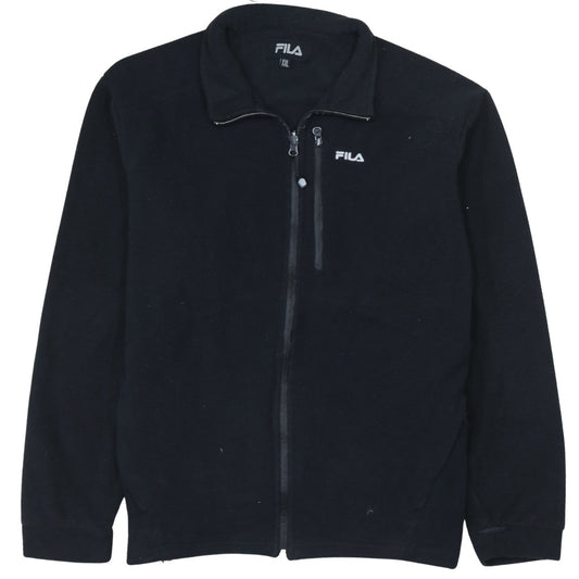 Mens UK Size 2XL FILA Black Basic Jacket