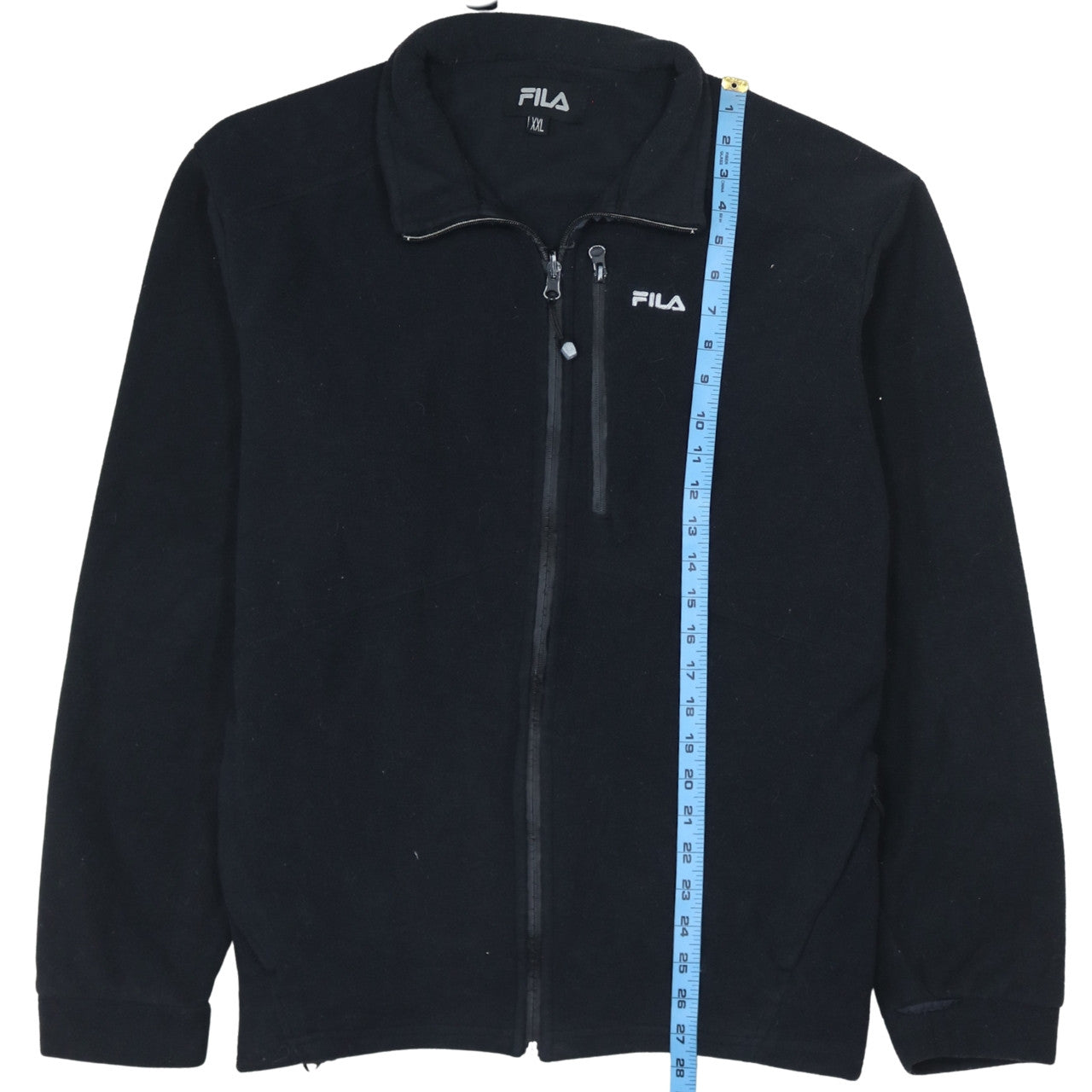 Mens UK Size 2XL FILA Black Basic Jacket
