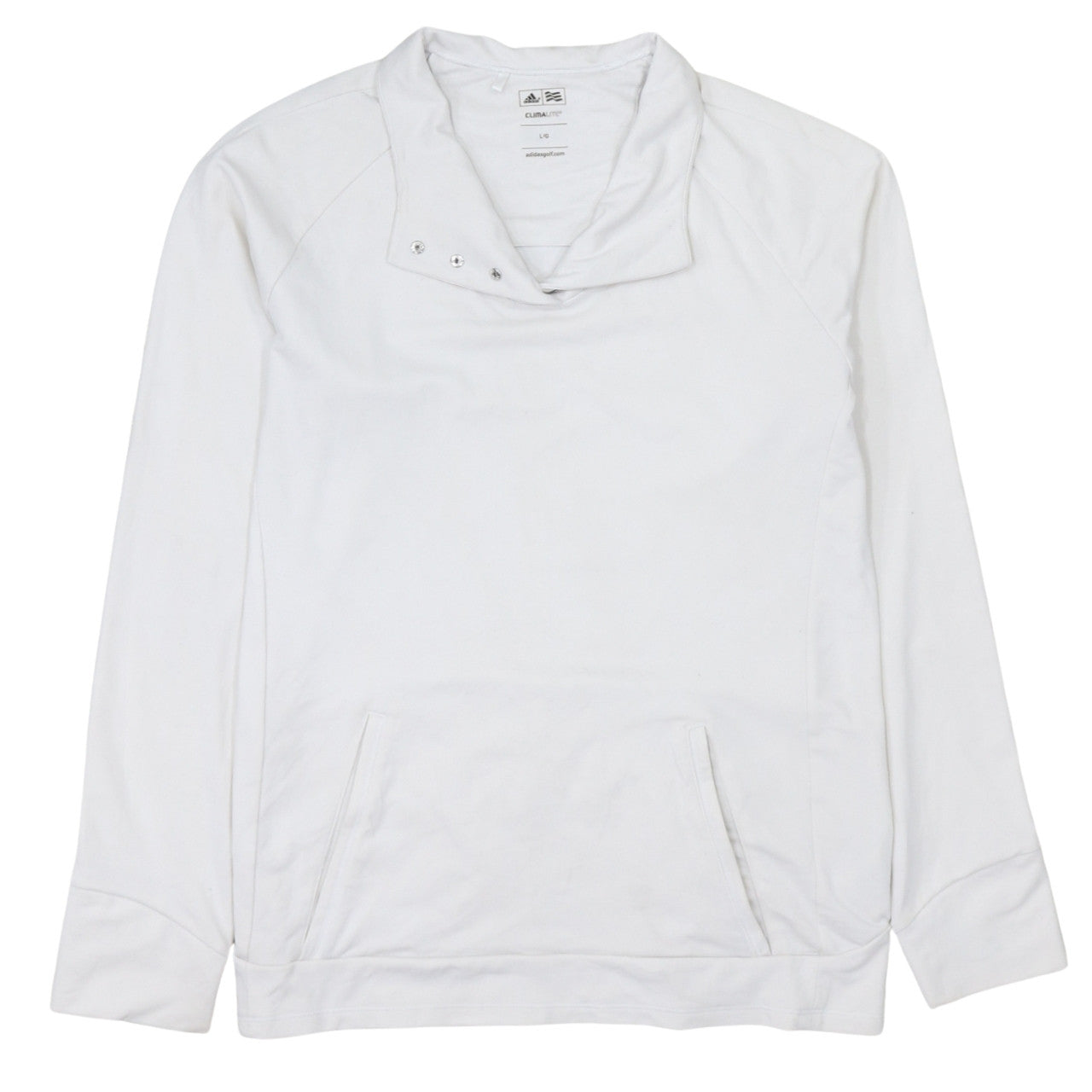 Mens UK Size L adidas White Pullover Sweatshirt