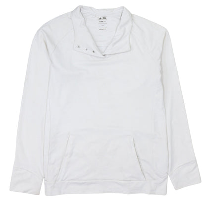 Mens UK Size L adidas White Pullover Sweatshirt