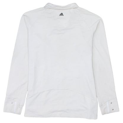 Mens UK Size L adidas White Pullover Sweatshirt