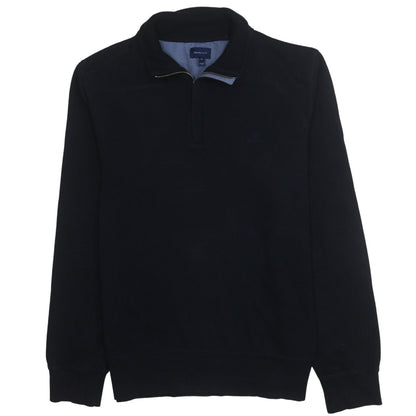 Mens UK Size XL GANT Black Henley Sweatshirt