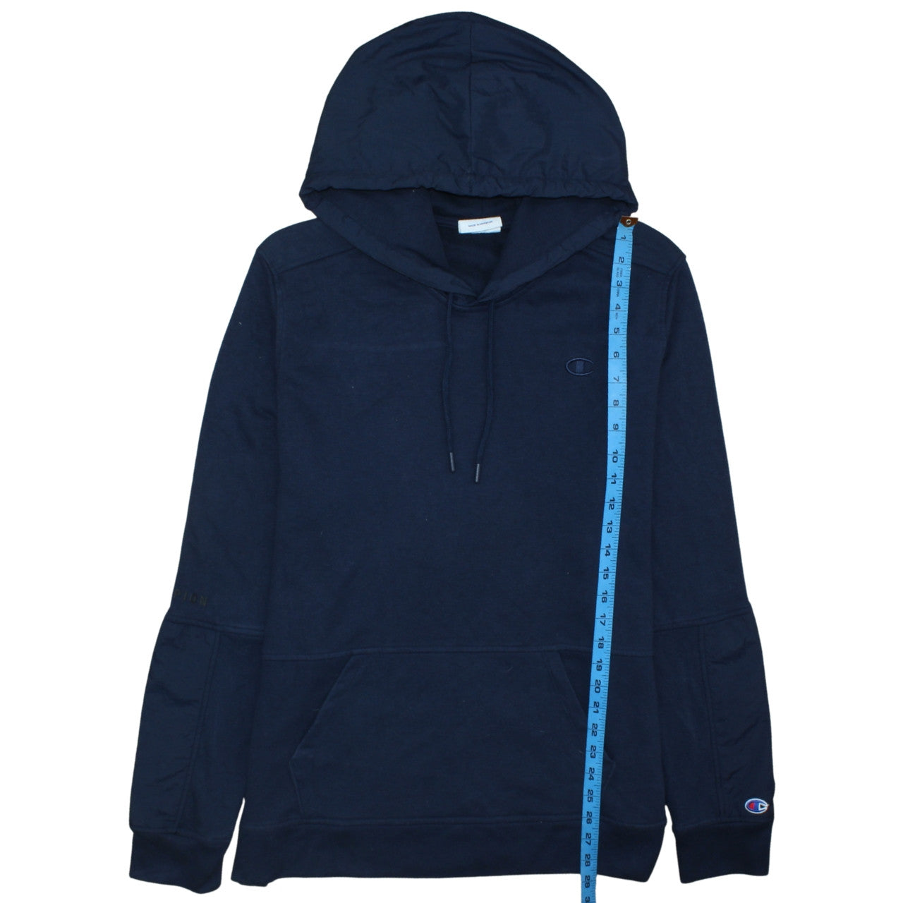 Mens UK Size XL Champion Blue Pullover Hoodie
