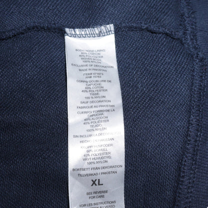 Mens UK Size XL Champion Blue Pullover Hoodie