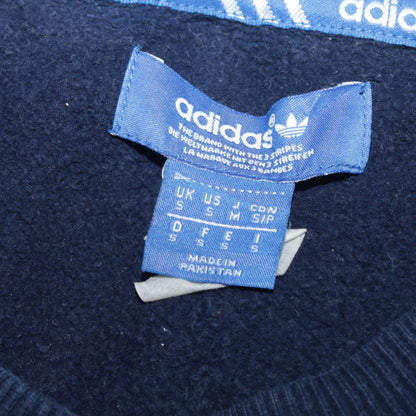 Mens UK Size S adidas Blue Pullover Sweatshirt