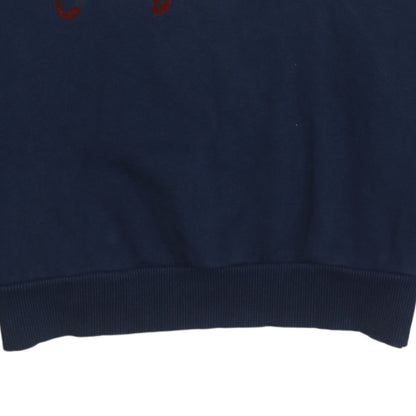 Mens UK Size S adidas Blue Pullover Sweatshirt