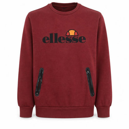 Mens UK Size M ellesse Red Pullover Sweatshirt