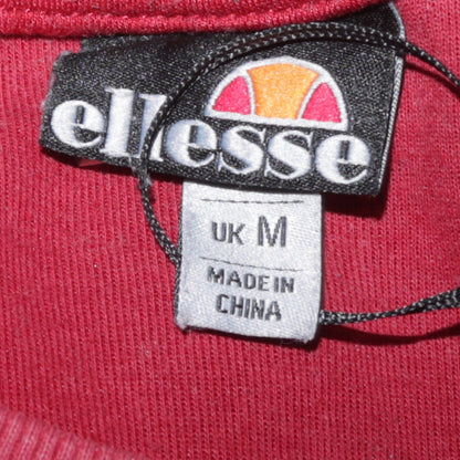 Mens UK Size M ellesse Red Pullover Sweatshirt