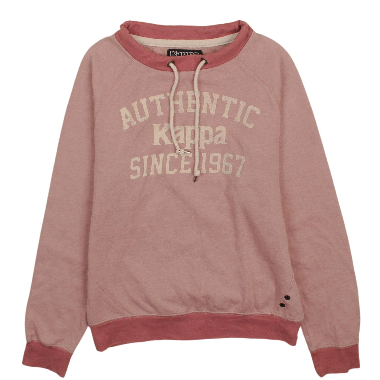 Womens UK Size L Kappa Pink Pullover Sweatshirt