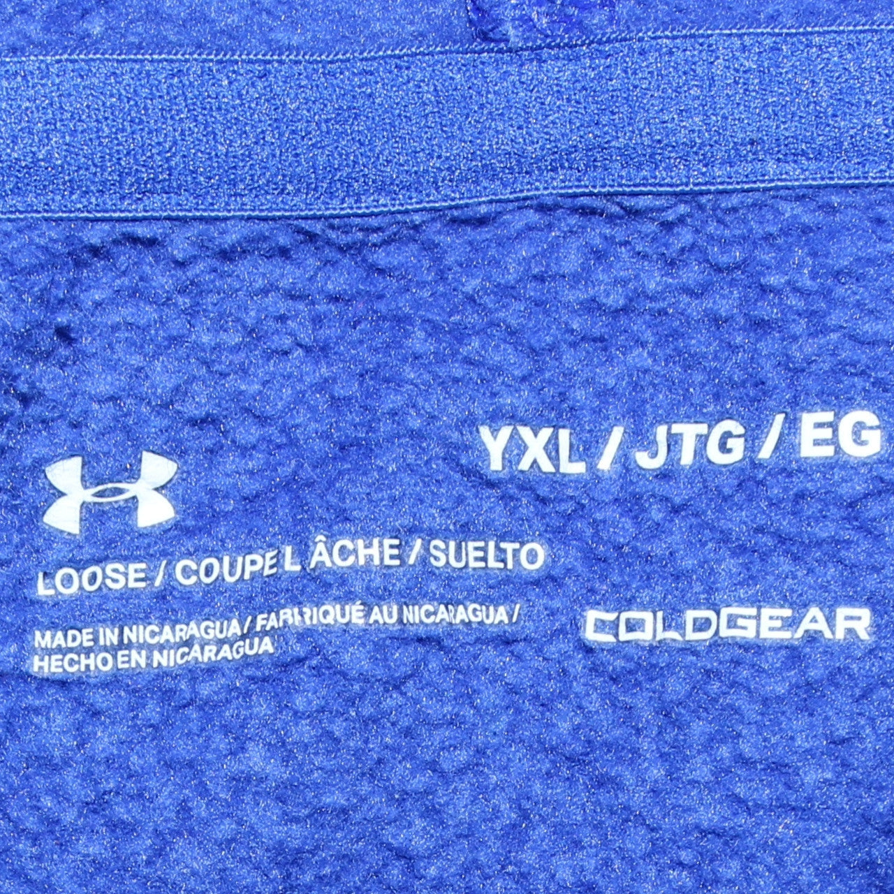 Boys UK Size XL Under armour Blue Pullover Hoodie