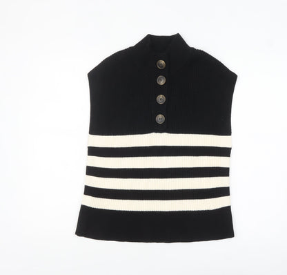 Womens UK Size XL MNG Black Vest Jumper