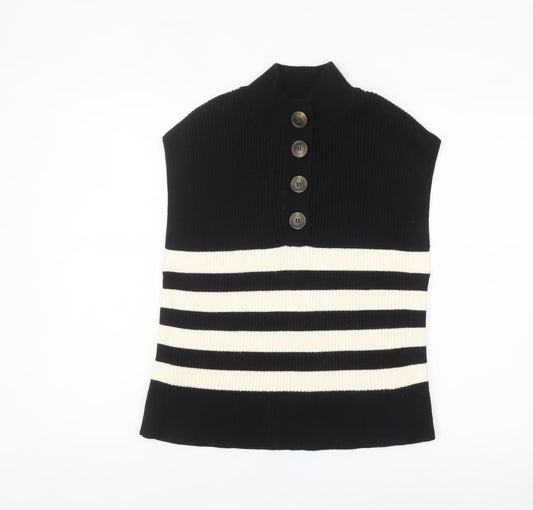 Womens UK Size XL MNG Black Vest Jumper