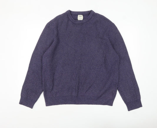 Mens UK Size XL Marks and Spencer Purple Pullover Jumper