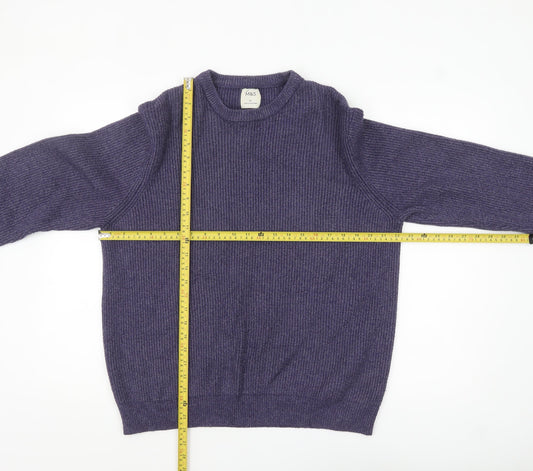 Mens UK Size XL Marks and Spencer Purple Pullover Jumper