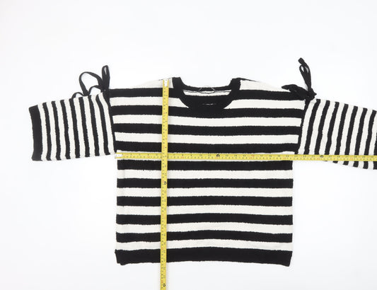 Womens UK Size M Marks and Spencer Black Pullover Jumper