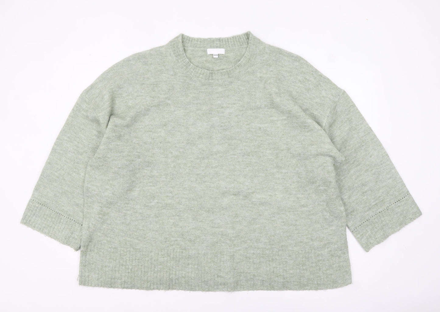 Womens UK Size 28/30 Simply Be Green Pullover Jumper