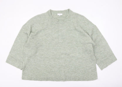 Womens UK Size 28/30 Simply Be Green Pullover Jumper