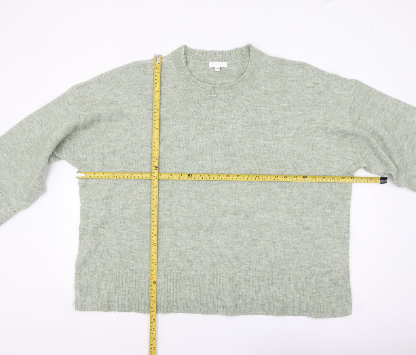 Womens UK Size 28/30 Simply Be Green Pullover Jumper