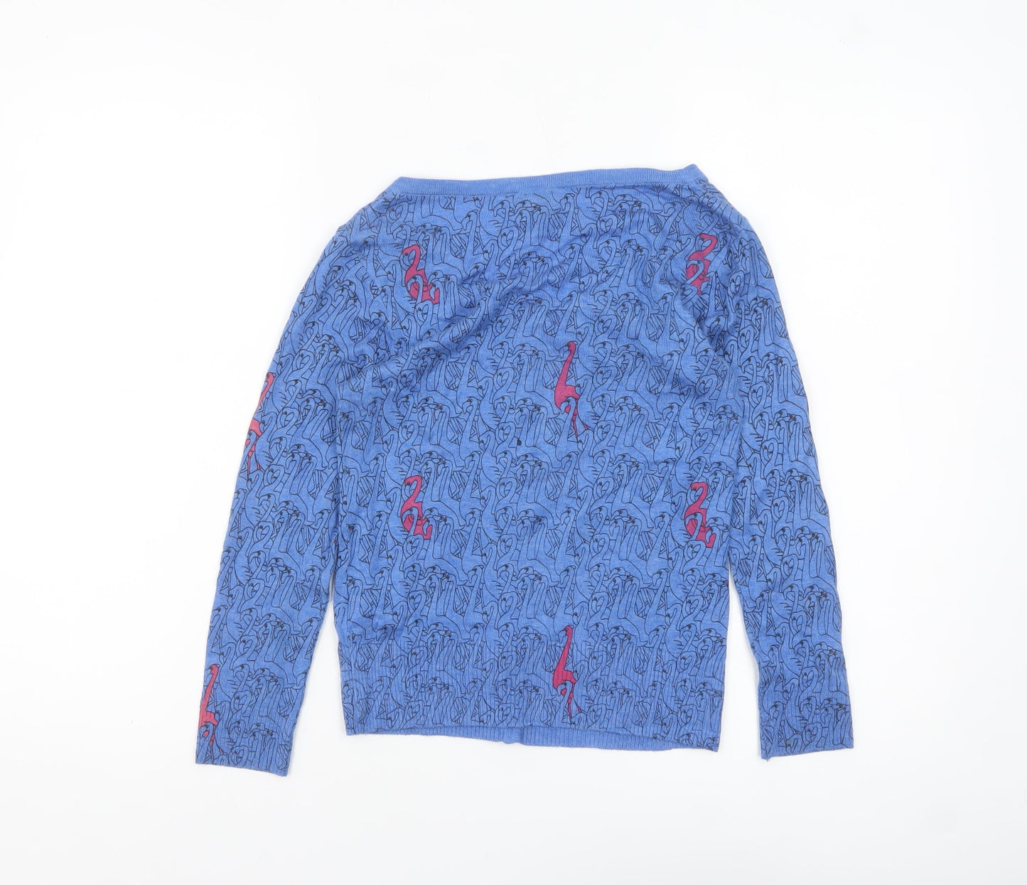 Womens UK Size 8 Topshop Blue Cardigan Jumper