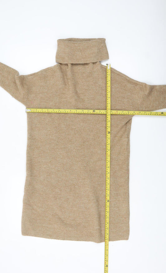 Womens UK Size M Only Beige Tunic Jumper