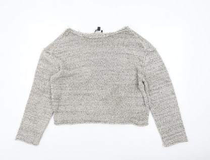 Womens UK Size L Nobody’s Child Beige Pullover Jumper