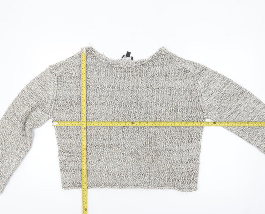Womens UK Size L Nobody’s Child Beige Pullover Jumper